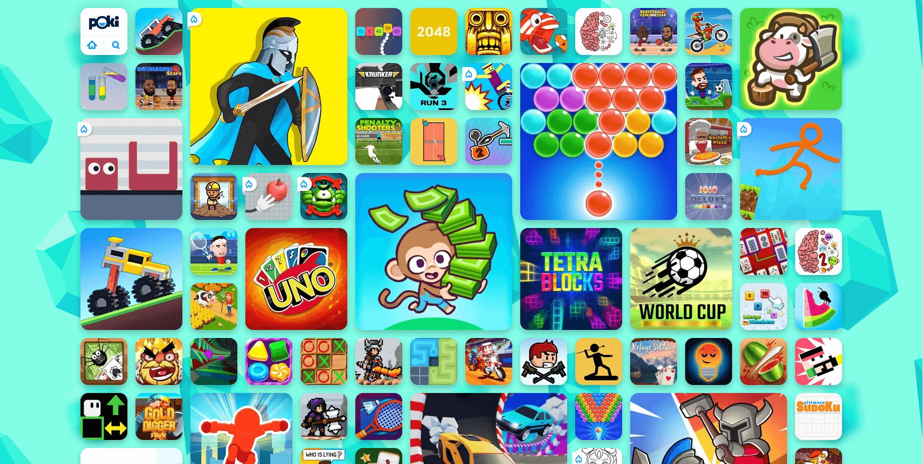 超好玩的网页小游戏网站推荐 – 无需下载，打开即玩！